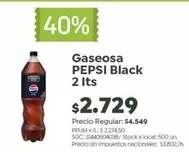 Pepsi - Gaseosa PEPSI Black 2 lts