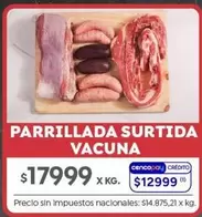 X$ - PARRILLADA SURTIDA VACUNA
