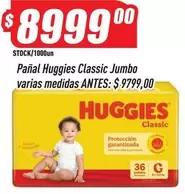 Huggies - Pañal Classic Jumbo