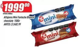 Fantoche - Alfajores Mini  Blanco Chocolate
