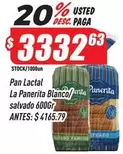 Lactal - Pan  Blanco/enta salvado