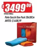 Paño Sacchi Duo Pack