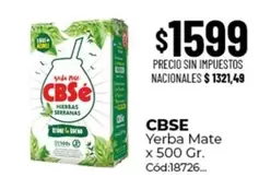 CBSE - Yerba Mate x 500 Gr.