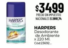 harper's - Desodorante de Ambiente