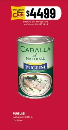 Puglisi - Caballa al Natural
