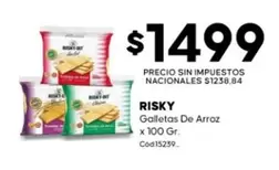 X$ - Galletas De Arroz
