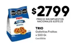 Trio - Galletitas Frolitas x 500 Gr. Cod 33556