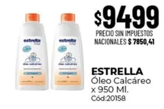 Estrella - Óleo Calcáreo Cód:20158
