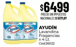 Ayudin - Lavandina Fragancias x 4 Lt. Cód:26022