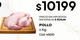 X$ - POLLO x Kg. Cód: 45630