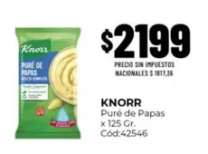 Knorr - Puré de Papas Cód:42546