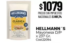 Hellmann's - Mayonesa D/P