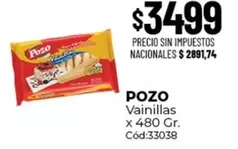 Pozo - Vainillas
