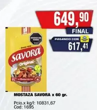 Savora - Mostaza