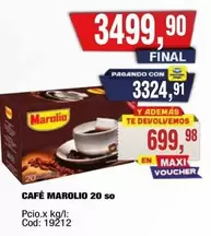 Marolio - CAFÉ MAROLIO 20 so