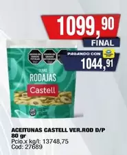 Castell - ACEITUNAS CASTELL VER.ROD D/P