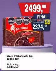 Terrabusi - GALLETITAS MELBA