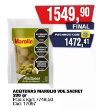 Marolio - ACEITUNAS
