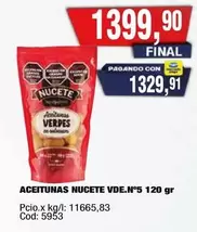 Nucete - ACEITUNAS VERDES