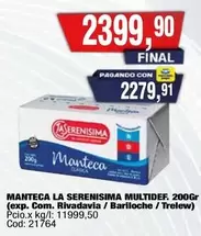 La Serenísima - Manteca Clásica