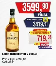 Gloucester - LICOR GLOUCESTER