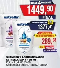 Estrella - SHAMPOO Y ADONCIONADOR D/P X 180 ml