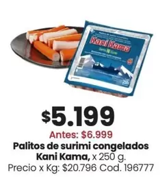 Kani Kama - Palitos de surimi congelados