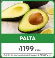 X$ - PALTA