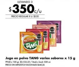 Tang - Jugo en polvo