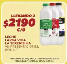 La Serenísima - LECHE LARGA VIDA