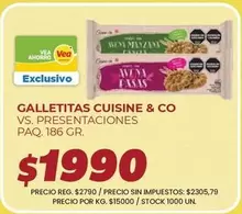 Vea - GALLETITAS CUISINE & CO