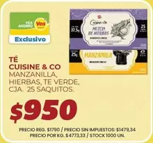 Vea - TÉ CUISINE & CO