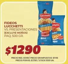 Lucchetti - Fideos