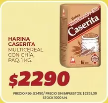 Caserita - HARINA MULTICEREAL CON CHIA