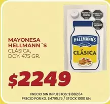 Hellmann's - MAYONESA CLÁSICA