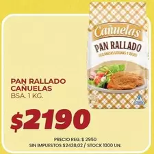 cañuelas - PAN RALLADO