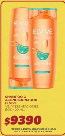 Elvive - Shampoo o Acondicionador
