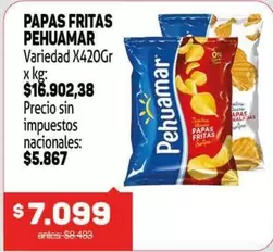 Pehuamar - PAPAS FRITAS
