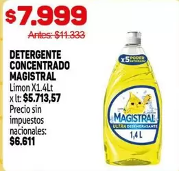 Magistral - DETERGENTE CONCENTRADO