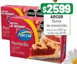 Arcor - Dulce de membrillo estuche