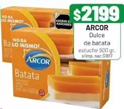 Arcor - Dulce de batata estuche