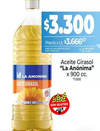 La Anónima - Aceite Girasol
