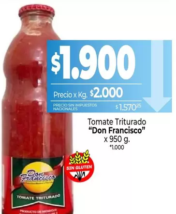 Don Francisco - Tomate Triturado