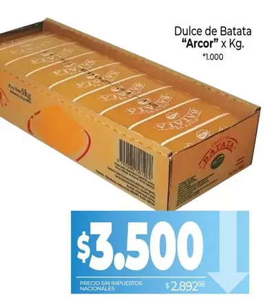 Arcor - Dulce de Batata