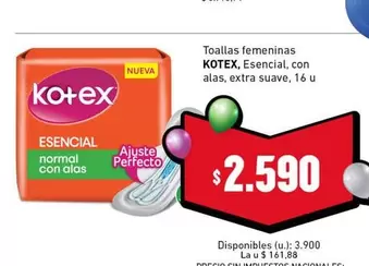 Kotex - Toallas femeninas