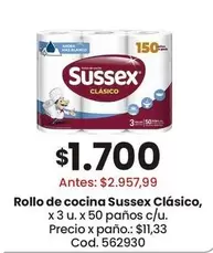 Sussex - Rollo de cocina