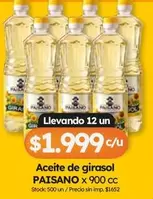 X$ - Aceite de girasol