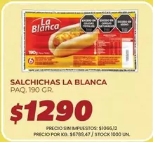 La Blanca - SALCHICHAS