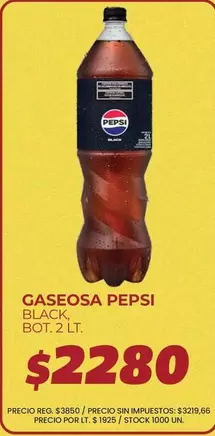 Pepsi - GASEOSA BLACK