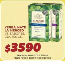 La Merced - YERBA MATE